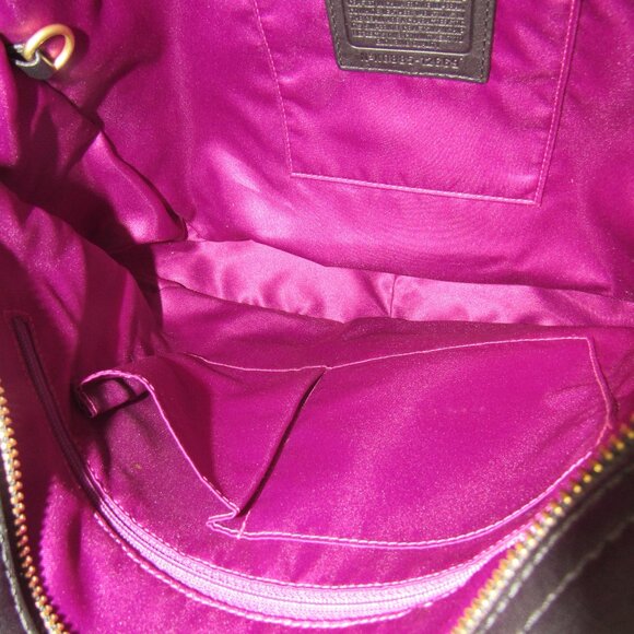 XL ZOE EDITORIAL BAG NEAR MINT CONDITION BLACK LEATHER BRASS HARDWARE - Picture 4 of 16